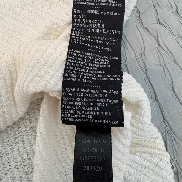 Harley-Davidson Waffle Bling Button Raw Hem V-neck - Picture 11 of 11